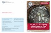 Fats, Oils, and Grease (FOG) Control Program for Food… · (SCPH), to ensure FSEs are properly disposing of FOG material and maintaining the grease traps and grease interceptors