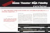 Home Theater High Fidelity - Parasound · preamp in their home theater setup, a bypass input is available that simply routes a set of inputs through the preamp, allowing use of an