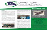 December 2018 - Missouri 2018... · MIRC Members! The Missouri Interagency Recycling Committee (MIRC) is composed of representatives from each of the state departments, and meets