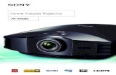 Home Theater ProjectorThe VPL-HW40ES is a Full HD 3D home theater projector packed with our latest technology for a incredibly sharp, crystal clear cinematic experience. Enhanced light