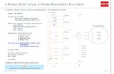 3-Phase Motor Drive 3-Phase Modulation Po=10kW...3-Phase Motor Drive 3-Phase Modulation Po=10kW 3-Phase Motor Drive 3-Phase Modulation Simulation Circuit Input: Vin=400V Output: Po=10kW