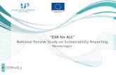 “CSR for ALL” National Review Study on Sustainability ...csrforall.eu/en/icerik/meetings/Roundtable-Presentations-2/2... · • CRNVO, MEF, Telekom, Telenor – Training of trainers