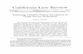 California Law Review · CALIFORNIA LAW REVIEW knowledge of illegal conduct are aware of this important public policy limitation on nondisclosure agreements and exercise due care