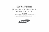 SGH-A137 Series - AT&T Wireless · the SAMSUNG Phone, including but not limited to, accessories, parts, or software relating there to (the “Phone System”), is proprietary to Samsung