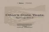 Ohio’s State Tests...procedures for districts and schools administering Ohio’s State Tests on paper. This manual ... the questions on that part of the test but will receive a summative