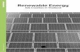 Renewable Energy · 2018-11-30 · able energy types at 0.262 jobs per 1 GWh peryear. All of the four renewable energy types have higher DERs compared to the coal-fired power industry,