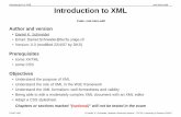 Introduction to XML xml-intro-edit Introduction to XMLtecfa.unige.ch/guides/te/files/xml-intro-edit.pdf · • Some documents may contain multiple vocabularies (e.g. HTML + SVG +