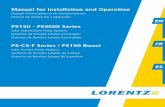 Manual for Installation and Operation - LORENTZ140 Manual for Installation and Operation Manuel d’installation et de fonctionnement Manual de Instalación y Operación PS150 - PS4000