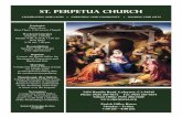 St. Perpetua Church26th Annual Christmas Food Basket Collec on WOW! Thanks to your great response to our annual Christmas Food Collection over 300 full bags were shared …