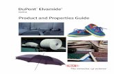 Elvamide® Product & Properties Guide · adhesives for heat reactivation. Their relatively low melt-processing temperature allows use with heat-sensitive pigments and substrates.