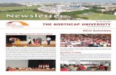 News Letter Month of July 2019 - The NorthCap University€¦ · THE NORTHCAP UNIVERSITY ... performance report of students opted for an internship. (CSEI2019006) q Dr Shilpa Mahajan