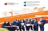Cochin Institute of science and Technology - …cochinisat.ac.in/pdf/Cochin College_Common Prospectus_V04...The College Cochin Institute of Science and Technology is Approved by AICTE,