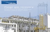Purge gas recovery. - Linde Engineering...A typical purge gas contains about 60% hydrogen, 20% nitrogen, 5% argon, 10% methane and 4% ammonia in varying concentrations, depending on