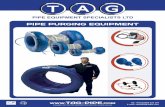 T A Gtag-pipe.com/ClientArea/files/2018/Pipe Purging... · TAG Pipe Purge Bag System™ systems enable high speed welding of larger diameter pipe joints that have to be purged. Designed