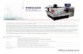 PMV200 - Microtron · microscope bridge for vibration-sensitive test applications and additional test instruments. The PMV200 is equipped with a stable vibration isolating frame.