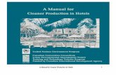 A Manual for Cleaner Production in Hotels 1...A Manual for Cleaner Production in Hotels - - 5 About this Manual This document is a joint effort between the Canadian Universities Consortium