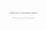 Effective Communic ation - cptpyashada.in · Effective Communic ation ... Expressions • Upward /Downward/Horizontal Communication may be Oral or Written . Elements of Effective