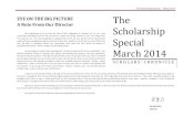 The Scholarship Special March 2014 · allowance, Annual living allowances, One-time settling-in, attachments allowances and return airfare for overseas attachment, Warm clothing allowance,