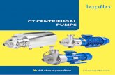 CT CENTRIFUGAL PUMPS...3 Tapflo centrifugal pumps Chemical & pharma (CTI & CTH) Transport of chemicals from storage tanks, containers and baths, for example in pickling, galvanization