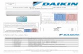 Submittal Data Sheet FTXS12LVJU...(Daikin’s products are subject to continuous improvements. Daikin reserves the right to modify product design, specifications and information in