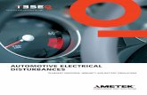 AUTOMOTIVE ELECTRICAL DISTURBANCES · AUTOMOTIVE SOLUTIONS The use of electronic and electrical subsystems in automobiles continues to escalate as manufacturers exploit the technology