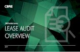 Lease Audit Services 8.15 - cbre.fi · CBRE and the CBRE logo are service marks of CBRE, Inc. and/or its affiliated or related companies in the United States and other count ries.