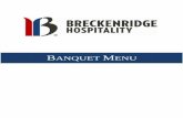BANQUET MENU - DoubleTree · guaranteed will incur a 10% service charge (above the additional per person cost). When choosing more than one entrée option for Table Service Meals,