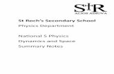 St Roch’s Secondary School Physics Department National 5 ...strochsphysics.weebly.com/uploads/7/5/7/6/75763091/...Vectors and Scalars — Summanr Notes Physical quantities can be