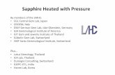 Sapphire Heated with Pressure · 2019-02-20 · • No alteration when exposed to acids • No damage when tested with paperclip or knife blade • No damage when dropped to the ground