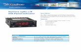 Dynisco 1480 1/8 DIN Panel Indicator Description FeaturesDynisco 1480 1/8 DIN Panel Indicator Description The 1480 is a Universal Pressure or Temperature Input Indicator with single