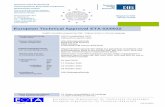 European Technical Approval ETA-02/0032 ... characteristic material values, dimensions and tolerances