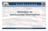 Welcome to VetSuccess Orientation - MHA - NYC · • soon after separation or • who already have the necessary skills to be competitive in the job market V E T S U C C E S S . G