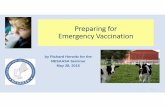 by Richard Horwitz for the NESAASA Seminar May …nesaasa.weebly.com/uploads/1/2/7/3/12737832/preparing...2015/05/28  · Seminar Packet 1. Ready Reference Guide on Vaccine Strategy