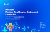 Moving to a Managed Cloud Services Environment: An ... · Moving to Managed Cloud Services Environment: Introduction Andrew Sakowicz, asakowicz@esri.com Sridhar Karra, skarra@esri.com