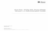 Sun Fire B10p SSL Proxy Blade Version 1.1 Administration Guide · Initial Configuration 33 Initializing the SSL Proxy Blade 33 ... To Update the Image From a Non-VLAN-Capable Server