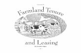 and Leasing - Land For Good...Farmland Tenure And Leasing The relationship between the landowner and the farmer is always more important than the written document, but a written agreement