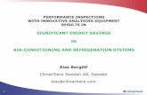 SIGNIFICANT ENERGY SAVINGS IN AIR-CONDITIONING AND ...cmpxshow.com/public_docs/events/2012 03 22 3 Performance Analy… · AIR-CONDITIONING AND REFRIGERATION SYSTEMS Klas Berglöf