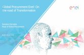 Global Procurement Enel: On the road of Transformation...Yearly check eco-finance, sustainability (HSE) Digitalization and Artificial Intelligence Artificial Intelligence to screen