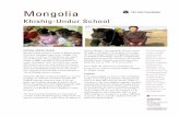 Mongolia - The Asia Foundation · 2015-04-03 · Mongolia officially recog nizes English as a second language. Its national curriculum specifies that English-language education begin