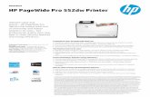 IPG AMS IPS SF Commercial Datasheet PW Tech · Datasheet HPPageWidePro552dwPrinter Ultimatevalueand speed—HPPageWidePro deliversthelowesttotalcost ofownershipandfastest speedsinitsclass.