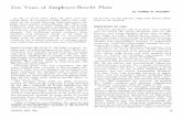 Ten Years of Employee-Benefit Plans · Ten Years of Employee-Benefit Plans In the 10 years since 19&i’& the first year for which data on employee-benefit plans were com- piled by