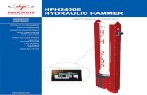 HPH2400E HYDRAULIC HAMMER - Dawson Construction Plant Electric_Manual ver02a.pdf · HPH2400E - DAWSON CONSTRUCTION PLANT (The power pack must be turned off at this time to enable