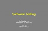 Software Testing - SEA...Testing and Covering • Using graphs for testing • Develop graph of software • Require tests to visit or tour specific nodes, edges, or subpaths • Test