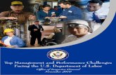 Top Management and Performance Challenges Facing the U.S. … 2019 Top... · Top Management and Performance Challenges Facing the U.S. Department of Labor - November 2019. In this