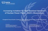 Increasing Incitation for Non-Baseload Operation of Nuclear Power … · 2019-01-28 · Increasing Incitation for Non-Baseload Operation of Nuclear Power Plants - IAEA’s Observations