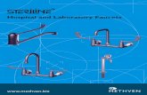 Hospital and Laboratory Faucets...205 32 80 90 Ø48 Inlet Connection G1/2 (½ BSP Female) Setout 150 min - 250 max (Offsets 25mm / side) 86 QUICK ACTION FAUCETS" Quick Action Lever