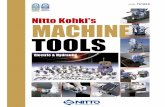 ISO 9001 JQA-EM4057 NITTO KOHKI CO.,LTD. Machine Tools ... · Machine Tools Division ISO 9001 JQA-EM4057 Headquarters Research Center ISO 14001 Cat.No. Tk103k ... couplers and pneumatic