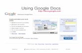 Using Google Docs - APLdb.apl.org/comp/GoogleDocs_Slides.pdf · Google Docs will automatically save as you go – which is why sometimes the “Save” option is not clickable; it