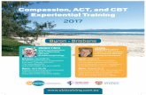 Compassion, ACT, and CBT Experiential Training...Compassion, ACT, and CBT Experiential Training 2017 DENNIS TIRCH Blending compassion, ACT, mindfulness, CBT and Buddhist psychology
