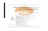 Mapping Fire Regimes International Journal of Wildland and ... · A WF01032 P. Mr oet al.MappiP. Mogan,ardy ganng fire regime s across ti W . , T. S we me anap sdcetnat Mam,thew G.